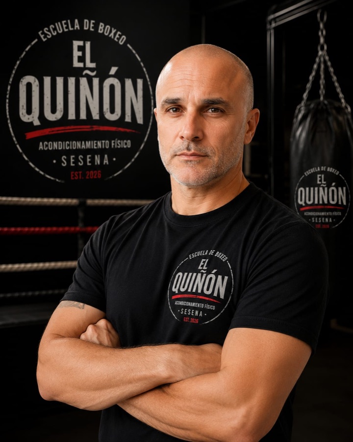 Juan P. Domínguez, nutricionista deportivo de la Escuela de boxeo El Quiñón